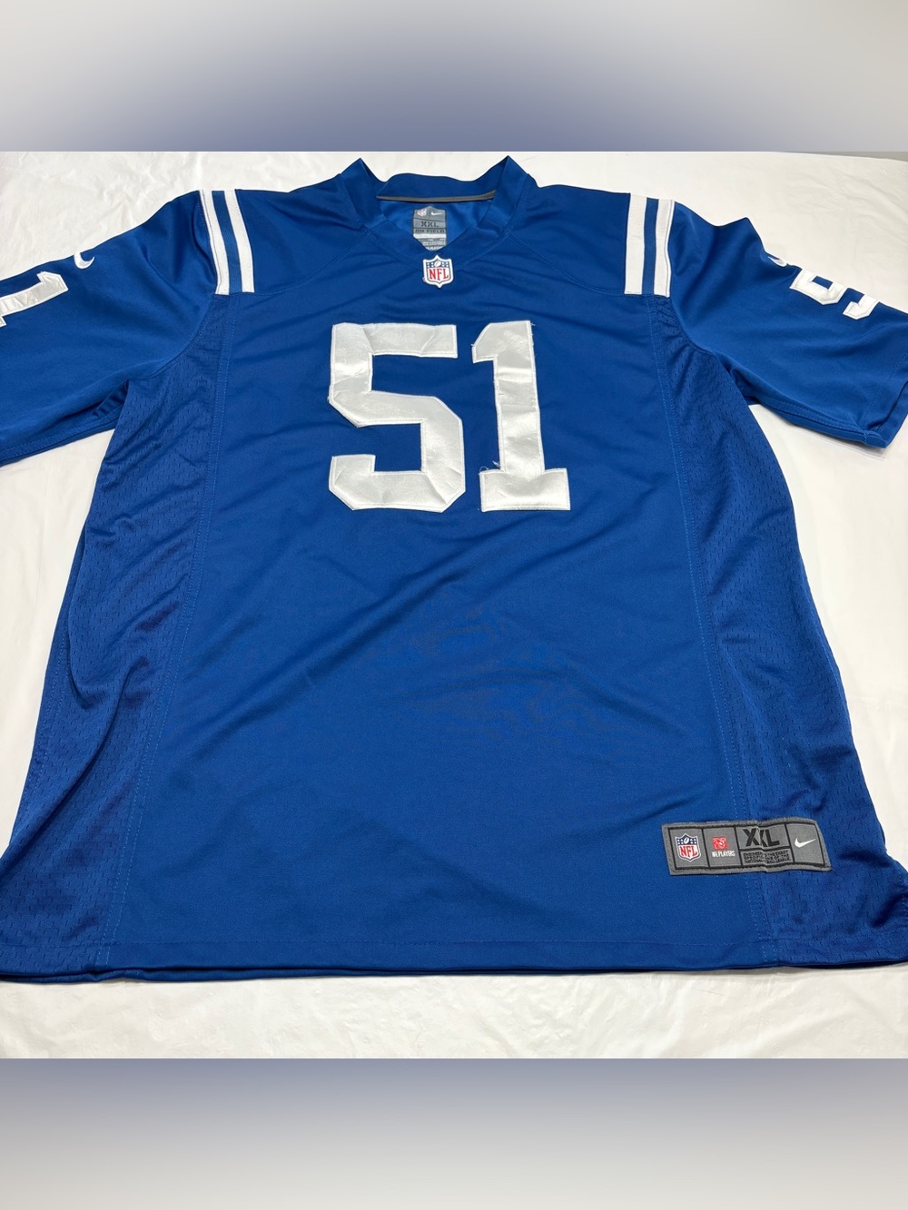 Pat Angerer #51 Indianapolis Colts Nike On Field Jersey Mens XXL
